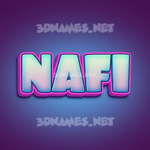 nafi in Phat Purple style - 3D name wallpaper nafi in Phat Purple style - 3D name wallpaper