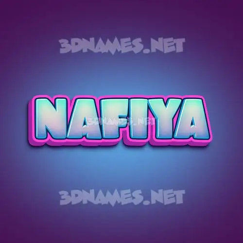 nafiya in Phat Purple style - 3D name wallpaper nafiya in Phat Purple style - 3D name wallpaper