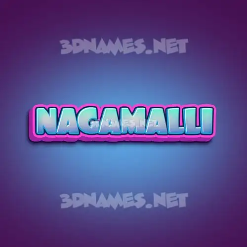 nagamalli in Phat Purple style - 3D name wallpaper nagamalli in Phat Purple style - 3D name wallpaper