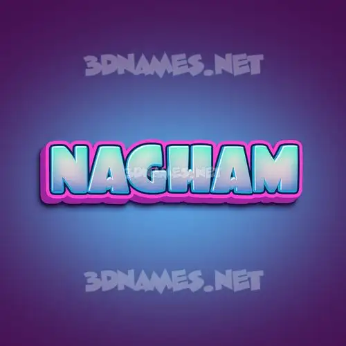 nagham in Phat Purple style - 3D name wallpaper nagham in Phat Purple style - 3D name wallpaper