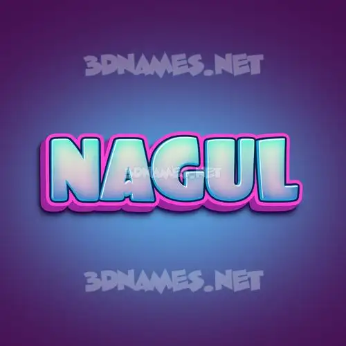 nagul in Phat Purple style - 3D name wallpaper nagul in Phat Purple style - 3D name wallpaper