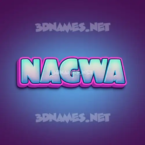 nagwa in Phat Purple style - 3D name wallpaper nagwa in Phat Purple style - 3D name wallpaper