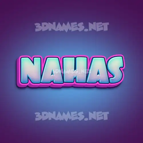 nahas in Phat Purple style - 3D name wallpaper nahas in Phat Purple style - 3D name wallpaper