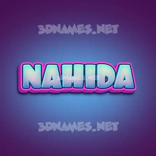 nahida in Phat Purple style - 3D name wallpaper nahida in Phat Purple style - 3D name wallpaper