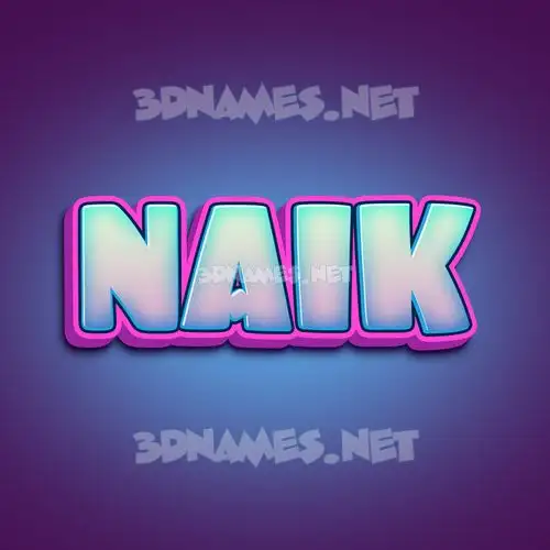 naik in Phat Purple style - 3D name wallpaper naik in Phat Purple style - 3D name wallpaper