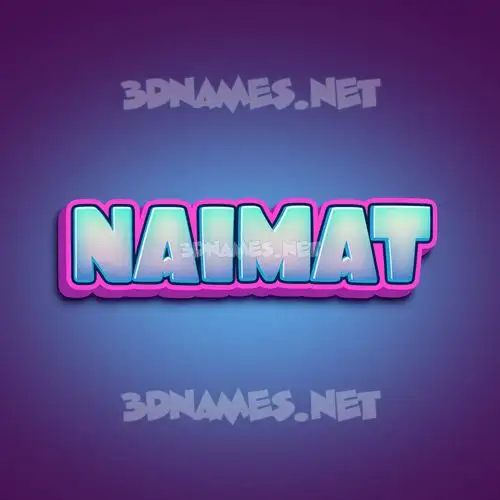naimat in Phat Purple style - 3D name wallpaper naimat in Phat Purple style - 3D name wallpaper