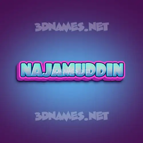 najamuddin in Phat Purple style - 3D name wallpaper najamuddin in Phat Purple style - 3D name wallpaper