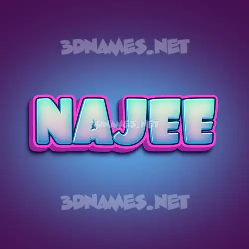 najee in Phat Purple style - 3D name wallpaper najee in Phat Purple style - 3D name wallpaper