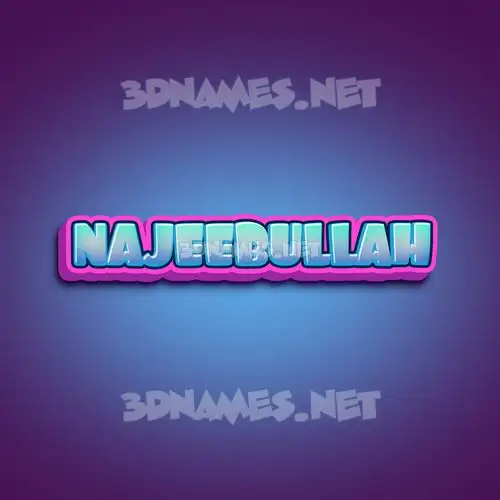 najeebullah in Phat Purple style - 3D name wallpaper najeebullah in Phat Purple style - 3D name wallpaper