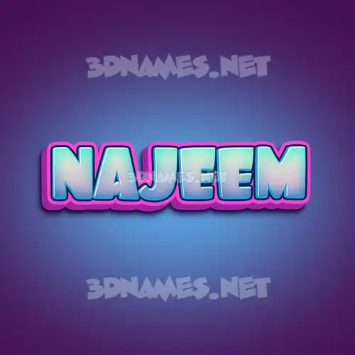 najeem in Phat Purple style - 3D name wallpaper najeem in Phat Purple style - 3D name wallpaper