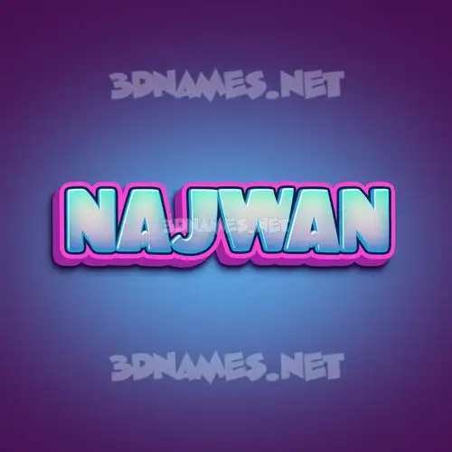 najwan in Phat Purple style - 3D name wallpaper najwan in Phat Purple style - 3D name wallpaper