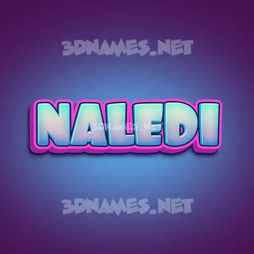 naledi in Phat Purple style - 3D name wallpaper naledi in Phat Purple style - 3D name wallpaper