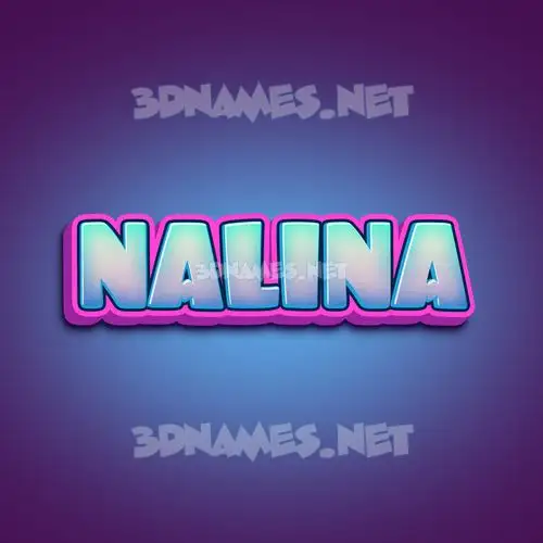 nalina in Phat Purple style - 3D name wallpaper nalina in Phat Purple style - 3D name wallpaper