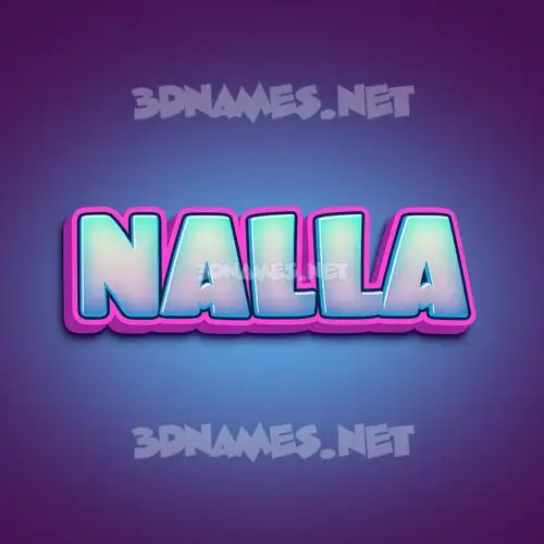 nalla in Phat Purple style - 3D name wallpaper nalla in Phat Purple style - 3D name wallpaper