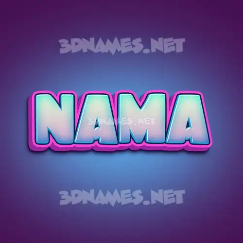 nama in Phat Purple style - 3D name wallpaper nama in Phat Purple style - 3D name wallpaper