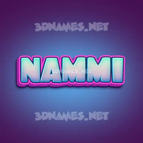 nammi in Phat Purple style - 3D name wallpaper nammi in Phat Purple style - 3D name wallpaper