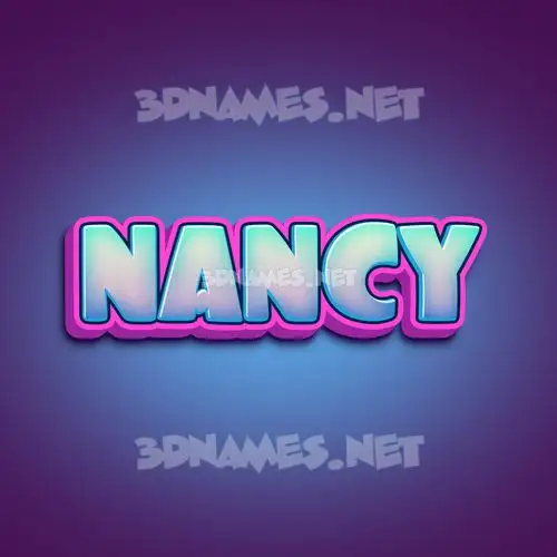nancy in Phat Purple style - 3D name wallpaper nancy in Phat Purple style - 3D name wallpaper
