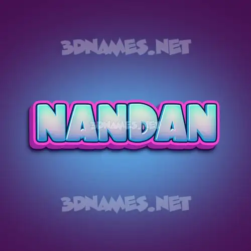nandan in Phat Purple style - 3D name wallpaper nandan in Phat Purple style - 3D name wallpaper