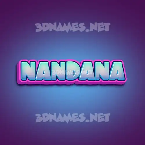 nandana in Phat Purple style - 3D name wallpaper nandana in Phat Purple style - 3D name wallpaper