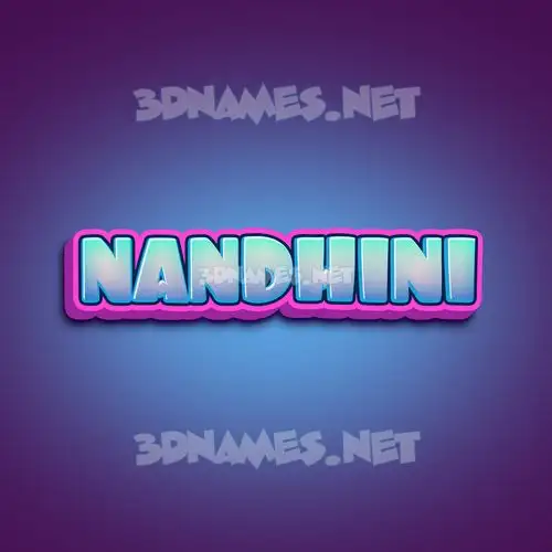 nandhini in Phat Purple style - 3D name wallpaper nandhini in Phat Purple style - 3D name wallpaper