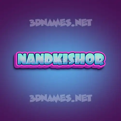 nandkishor in Phat Purple style - 3D name wallpaper nandkishor in Phat Purple style - 3D name wallpaper