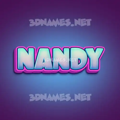 nandy in Phat Purple style - 3D name wallpaper nandy in Phat Purple style - 3D name wallpaper
