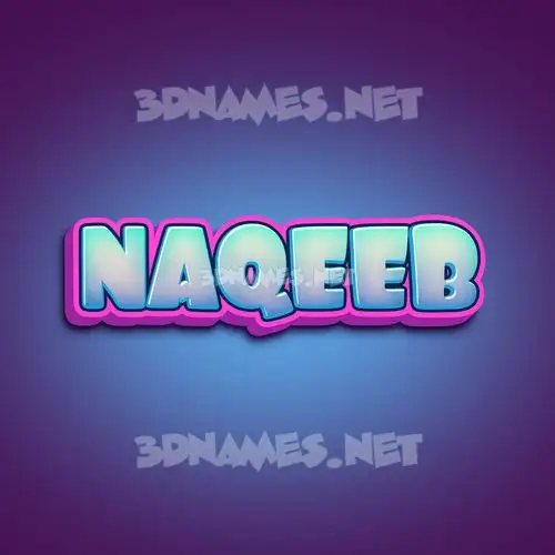naqeeb in Phat Purple style - 3D name wallpaper naqeeb in Phat Purple style - 3D name wallpaper