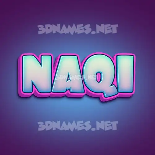 naqi in Phat Purple style - 3D name wallpaper naqi in Phat Purple style - 3D name wallpaper