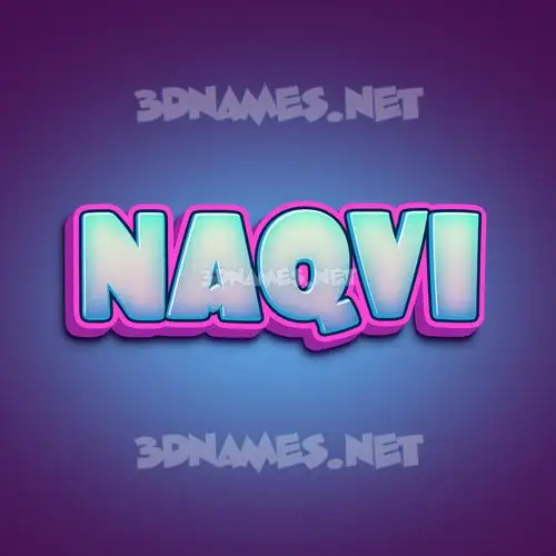 naqvi in Phat Purple style - 3D name wallpaper naqvi in Phat Purple style - 3D name wallpaper