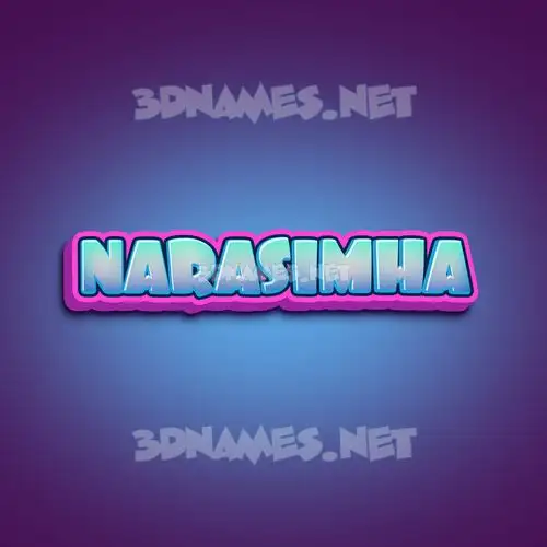 narasimha in Phat Purple style - 3D name wallpaper narasimha in Phat Purple style - 3D name wallpaper
