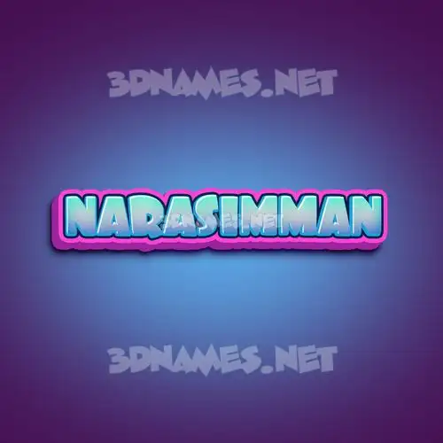 narasimman in Phat Purple style - 3D name wallpaper narasimman in Phat Purple style - 3D name wallpaper