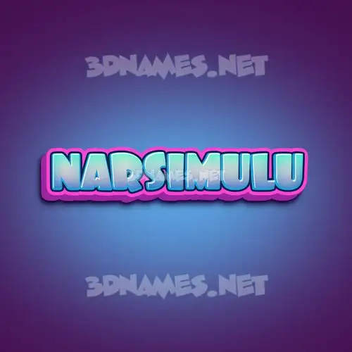 narsimulu in Phat Purple style - 3D name wallpaper narsimulu in Phat Purple style - 3D name wallpaper
