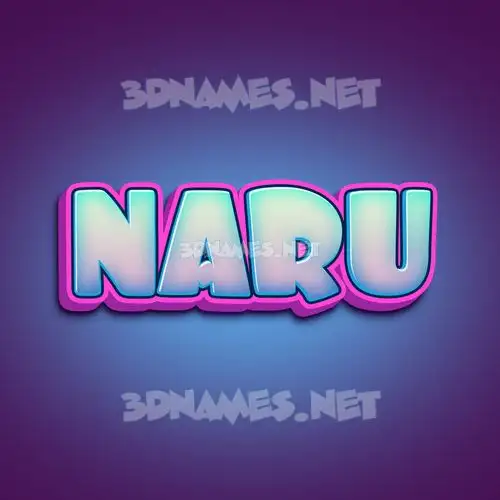 naru in Phat Purple style - 3D name wallpaper naru in Phat Purple style - 3D name wallpaper