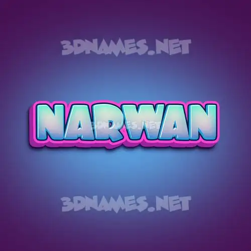 narwan in Phat Purple style - 3D name wallpaper narwan in Phat Purple style - 3D name wallpaper