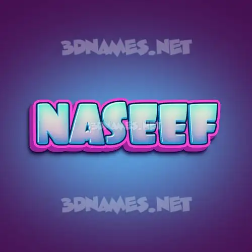 naseef in Phat Purple style - 3D name wallpaper naseef in Phat Purple style - 3D name wallpaper