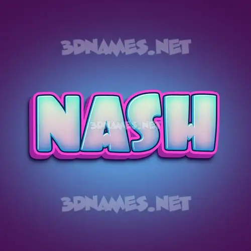 nash in Phat Purple style - 3D name wallpaper nash in Phat Purple style - 3D name wallpaper