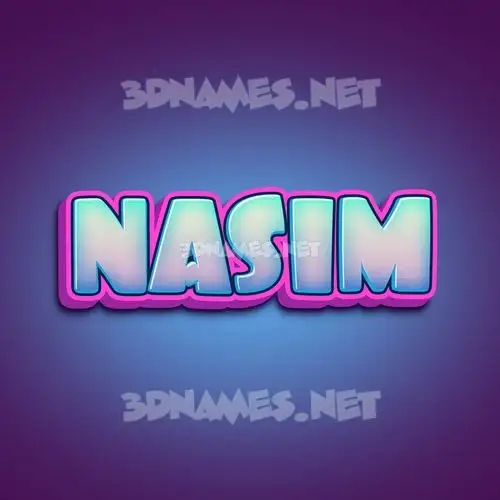 nasim in Phat Purple style - 3D name wallpaper nasim in Phat Purple style - 3D name wallpaper