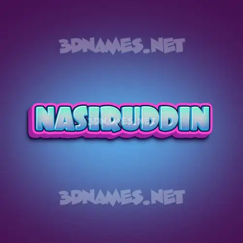 nasiruddin in Phat Purple style - 3D name wallpaper nasiruddin in Phat Purple style - 3D name wallpaper