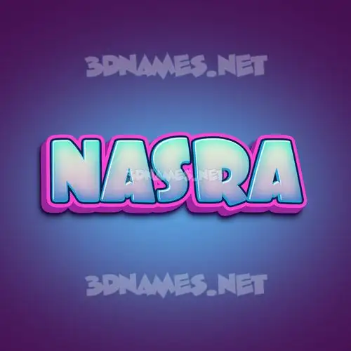 nasra in Phat Purple style - 3D name wallpaper nasra in Phat Purple style - 3D name wallpaper