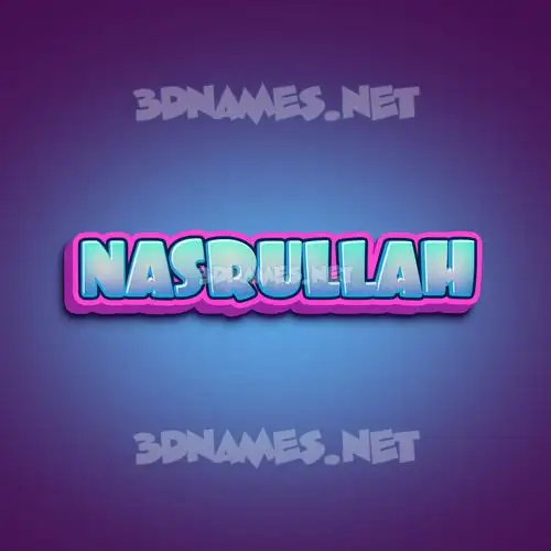 nasrullah in Phat Purple style - 3D name wallpaper nasrullah in Phat Purple style - 3D name wallpaper