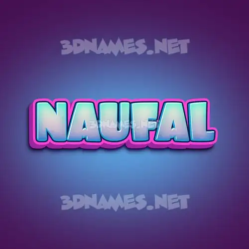 naufal in Phat Purple style - 3D name wallpaper naufal in Phat Purple style - 3D name wallpaper