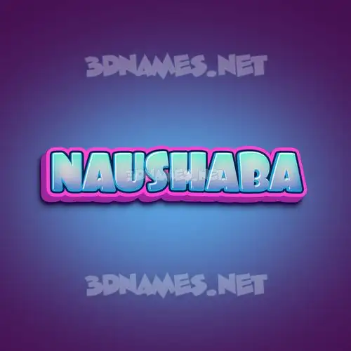 naushaba in Phat Purple style - 3D name wallpaper naushaba in Phat Purple style - 3D name wallpaper