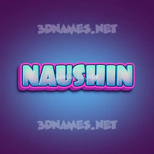 naushin in Phat Purple style - 3D name wallpaper naushin in Phat Purple style - 3D name wallpaper