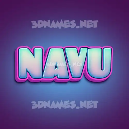 navu in Phat Purple style - 3D name wallpaper navu in Phat Purple style - 3D name wallpaper