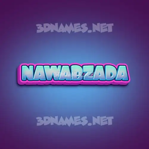 nawabzada in Phat Purple style - 3D name wallpaper nawabzada in Phat Purple style - 3D name wallpaper