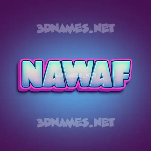 nawaf in Phat Purple style - 3D name wallpaper nawaf in Phat Purple style - 3D name wallpaper