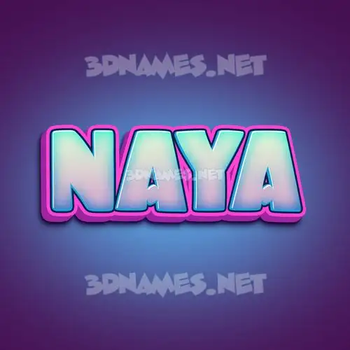 naya in Phat Purple style - 3D name wallpaper naya in Phat Purple style - 3D name wallpaper