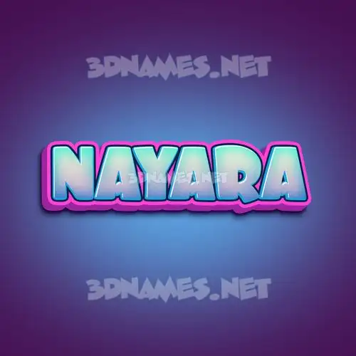 nayara in Phat Purple style - 3D name wallpaper nayara in Phat Purple style - 3D name wallpaper