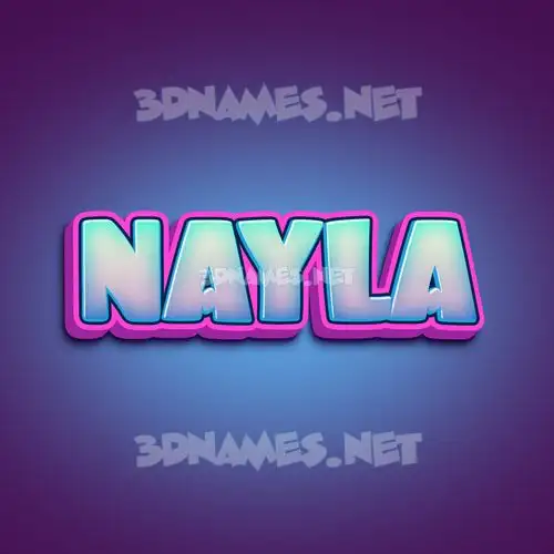 nayla in Phat Purple style - 3D name wallpaper nayla in Phat Purple style - 3D name wallpaper