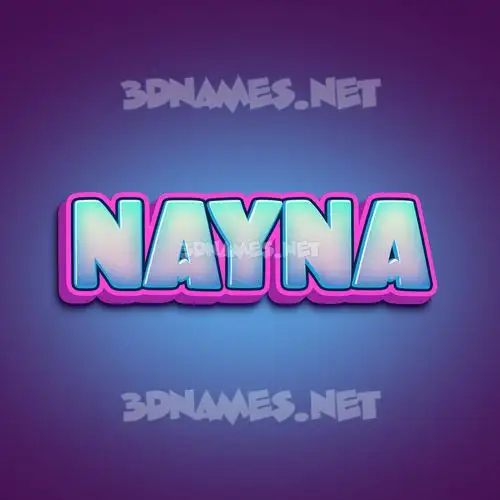 nayna in Phat Purple style - 3D name wallpaper nayna in Phat Purple style - 3D name wallpaper